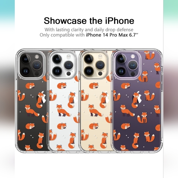 Iphone 14 Pro Max case- fox design- new in package - Picture 3 of 3